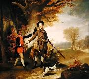 The Third Duke of Richmond out Shooting with his Servant Johann Zoffany